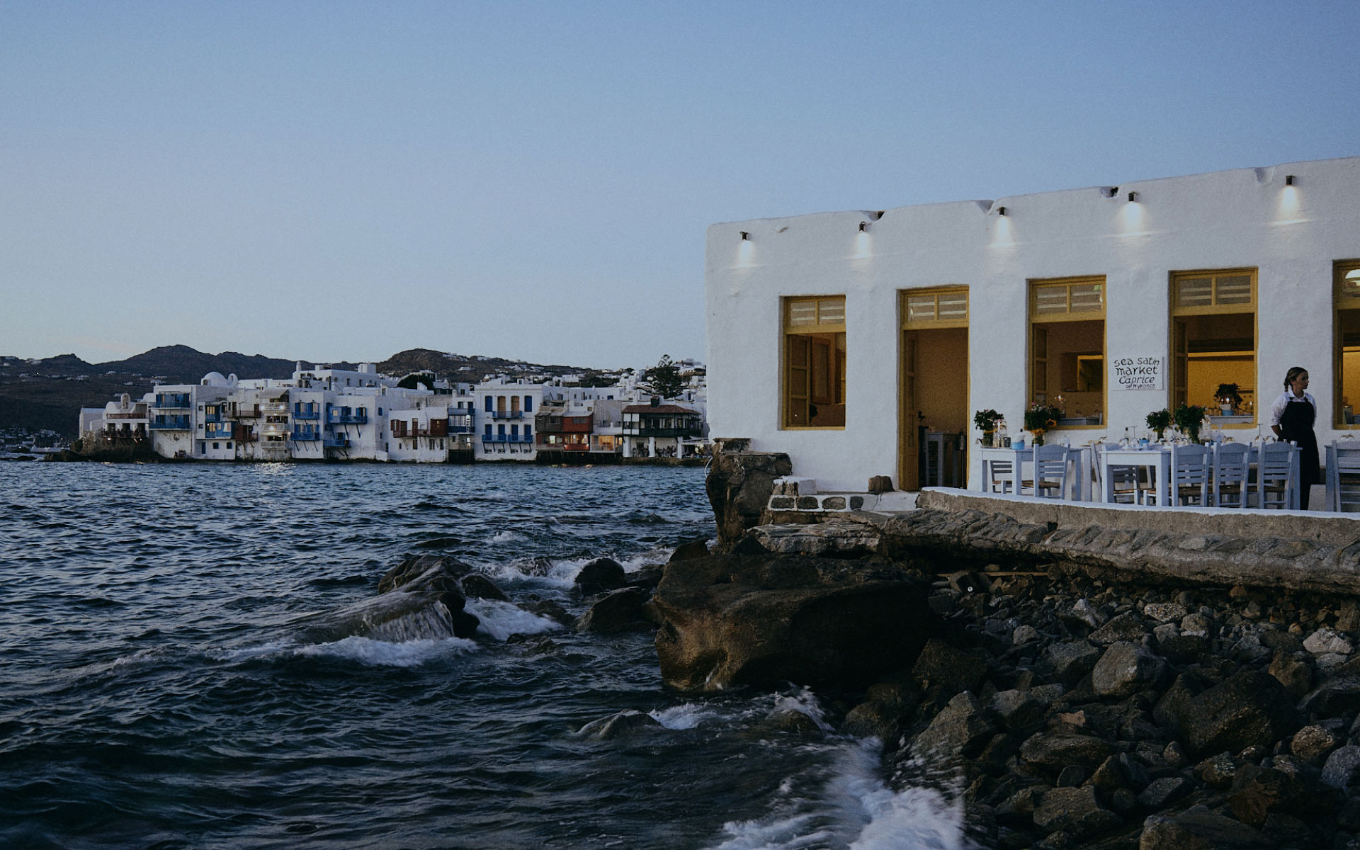 Sea Satin Market by Caprice Mykonos