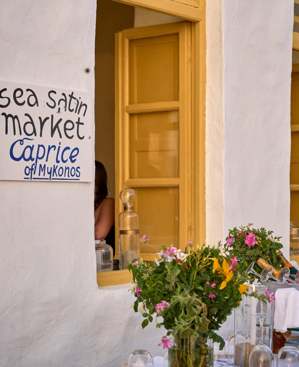 Sea Satin Market by Caprice Mykonos